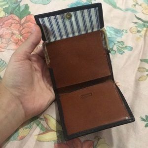Vintage Coach bill fold wallet
